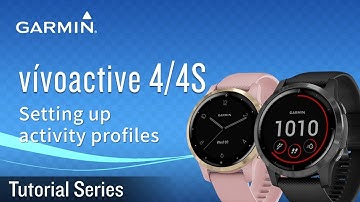 Tutorial - vívoactive 4/4S: Setting up activity profiles