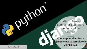 12. Django Bangal Tutorial | How to Pass Data from Django View to Template in Django Framework.