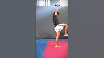 Afundo unipodal com flexão de quadril mais desenvolvimento #t2m #core #fotalecimentoparacorrida