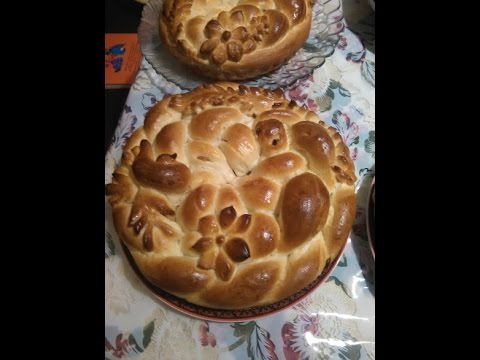 Как сделать рождественский калач - мастеркласс, ( How to make Christmas loaf - masterclass)