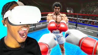 FIGHTING ROCKY BALBOA IN A VIRTUAL REALITY BOXING GAME!!! (CRAZY) screenshot 5