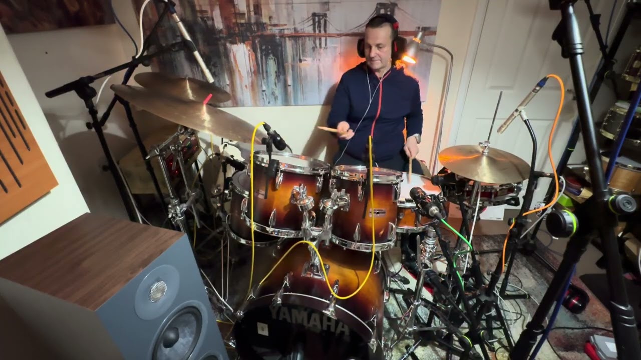 Yamaha 8000 Rock Tour Drum Kit 80's