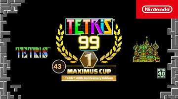 Tetris® 99 – 43rd MAXIMUS CUP Gameplay Trailer - Nintendo Switch