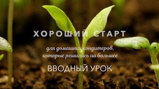 Открытый вводный урок курса по открытию своей кондитерской "Хороший старт" Открытый вводный урок курса по открытию своей кондитерской "Хороший старт"