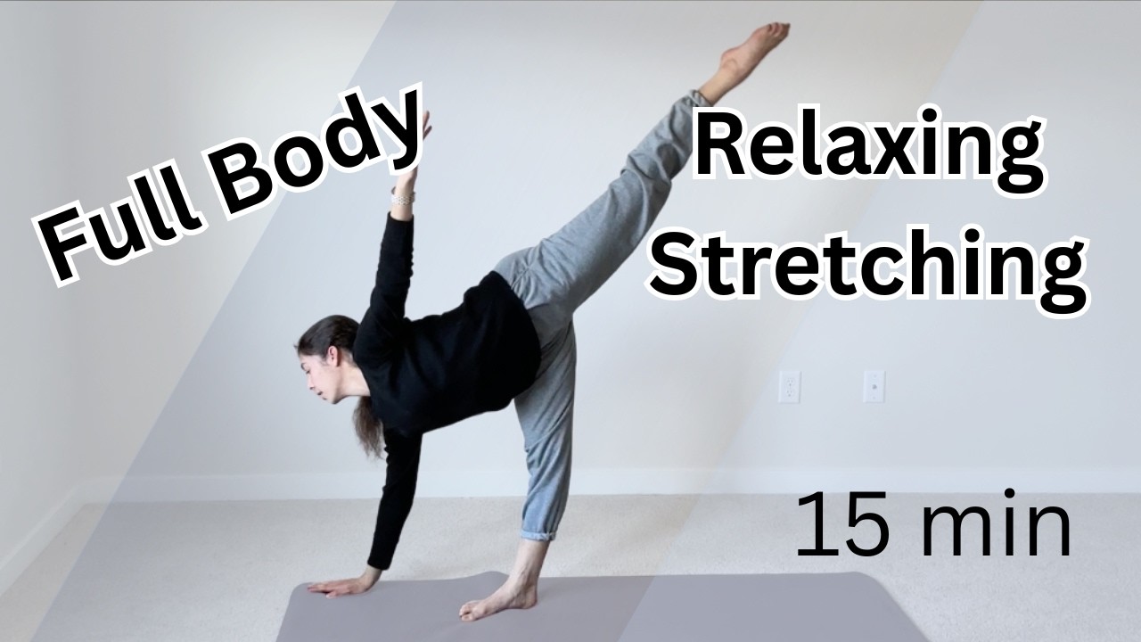 15-Min Full Body Stretch & Flow | Yoga-Inspired, No Stopping (Day 15)
