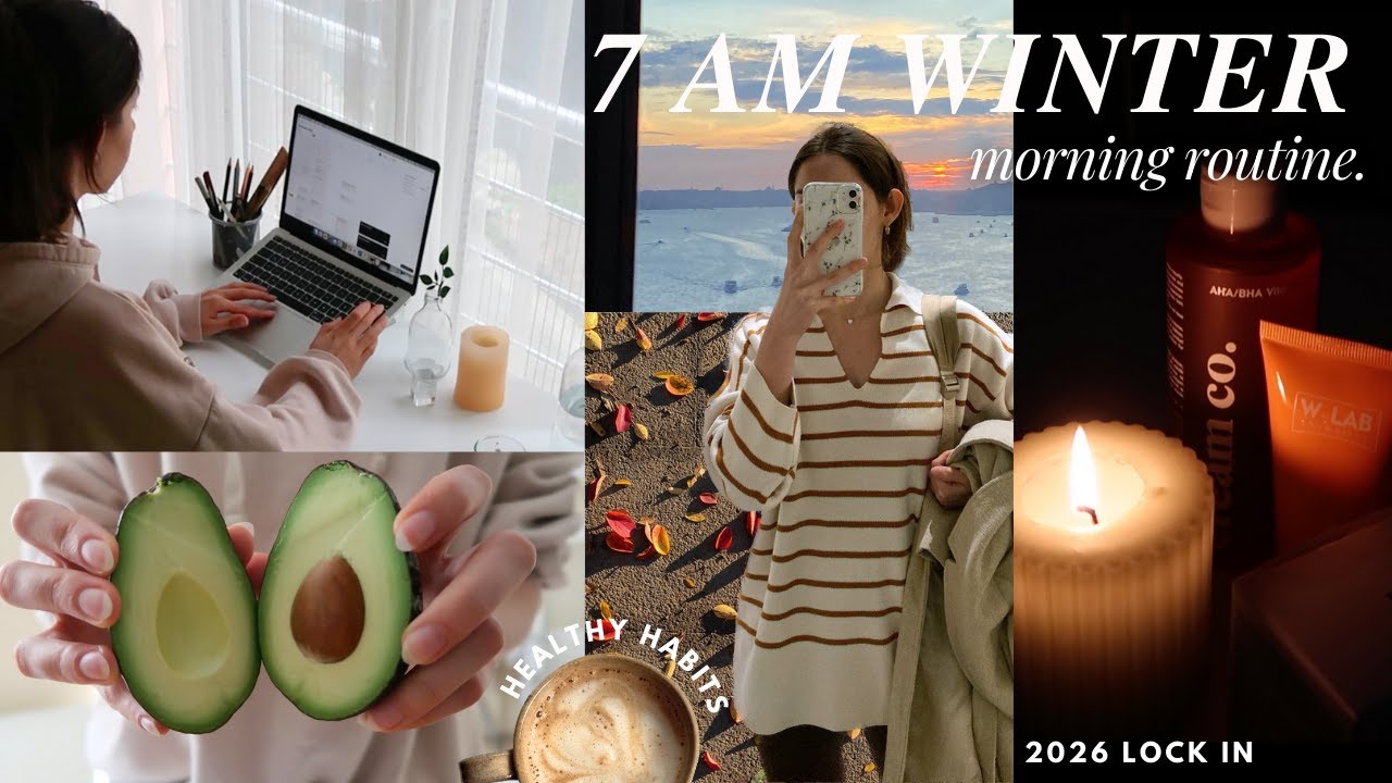 Winter Lock In WINTER ARC MORNING ROUTINE ️ productive lock in, realistic & healthy ...