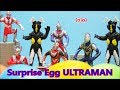 Ultraman Surprise Ultra Eggs Gaia Taro Tiga Ultraman Father&Mother vs Zetton BANDAI