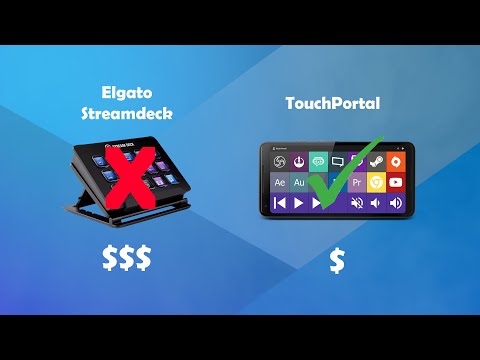 Kostenlose / Günstigere Alternative zum Elgato Stream deck | Touchportal Tutorial Deutsch