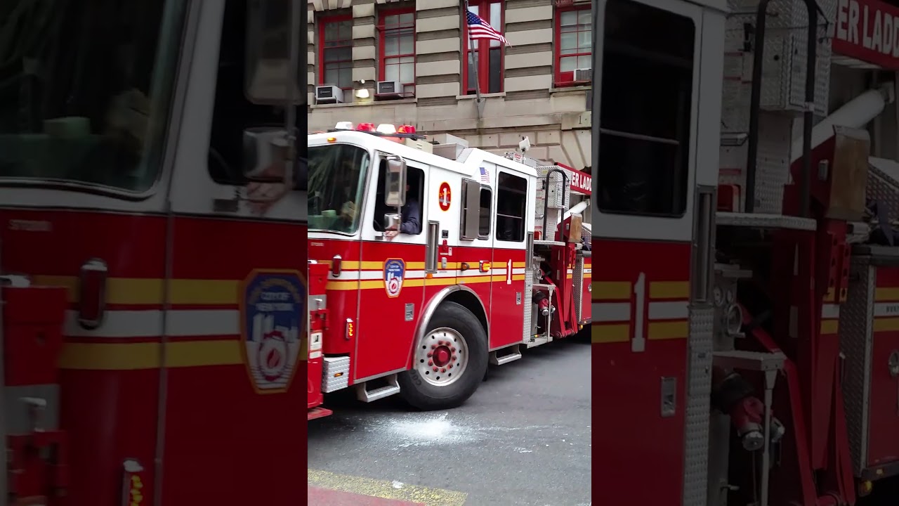 FDNY TOWER LADDER 1 Parking Like A Pro NYC 