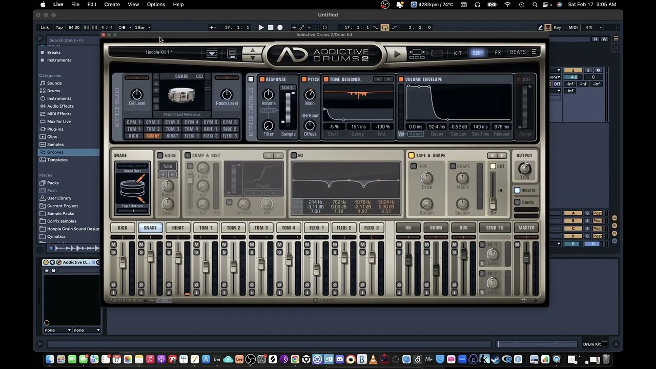 Making Custom Drum Breaks with Ableton and Addictive Drums 2