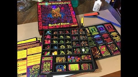 Dungeon Degenerates - Custom Foam Core Insert