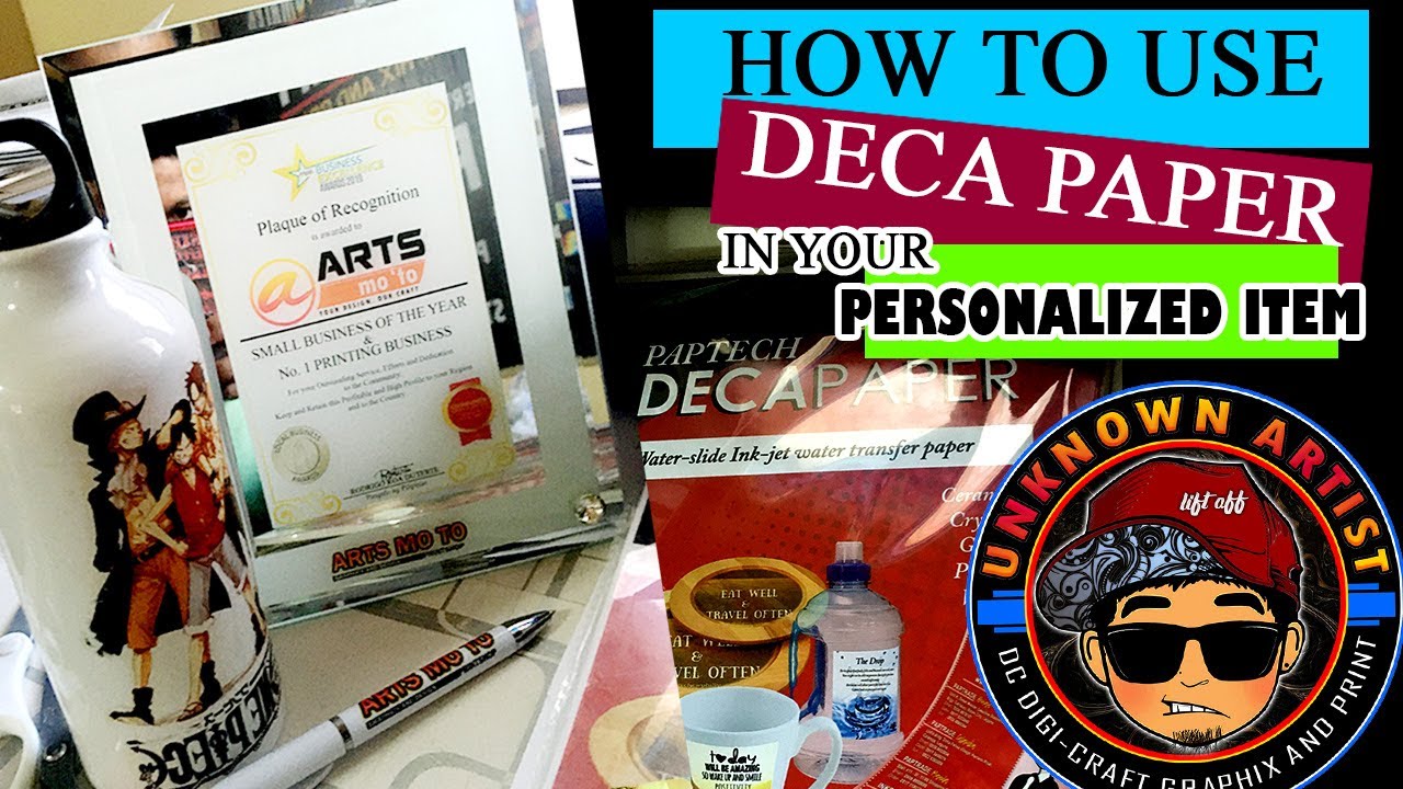 HOW TO USE DECAL PAPER (EASY METHODS) YouTube