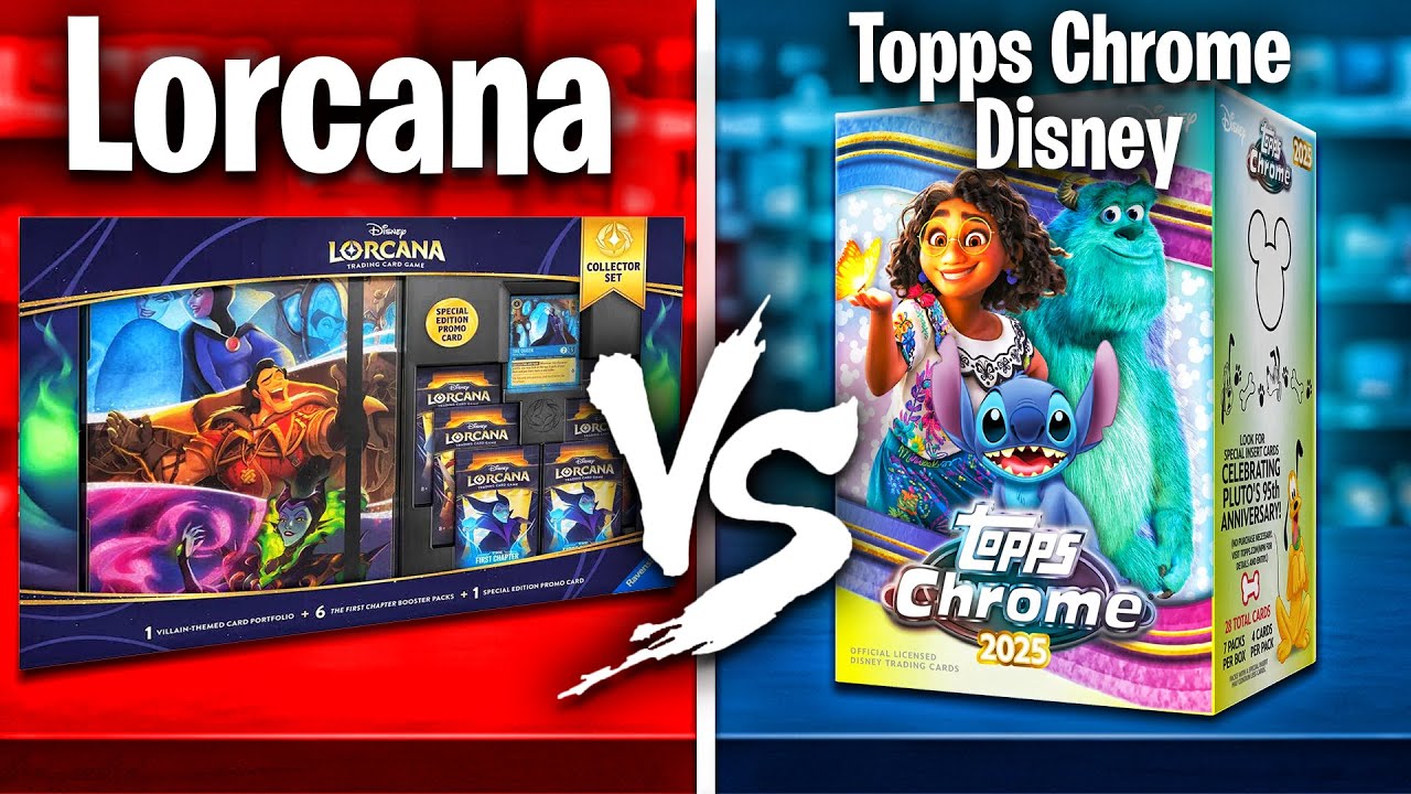 Lorcana vs Topps Chrome Disney : Which Gives Better Pulls? Lorcana vs Topps Chrome Disney : Which Gives Better Pulls?