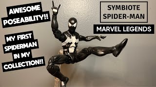 Symbiote Spider-Man  -Marvel Legends Figure Review