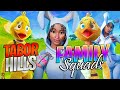 I Played Fortnite Squads With All 3 Of My Kids! (Tabor Hill FAMILY Squads)!