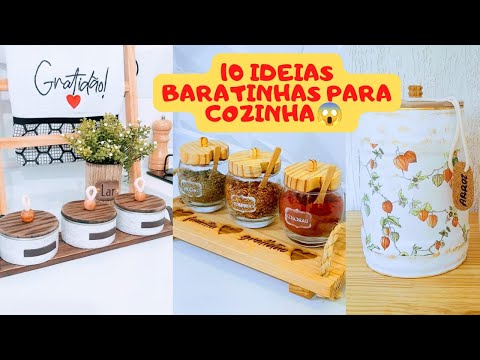 Vídeo: Decoração de cozinha DIY. Ideias de decoração para a cozinha. Como decorar uma cozinha pequena