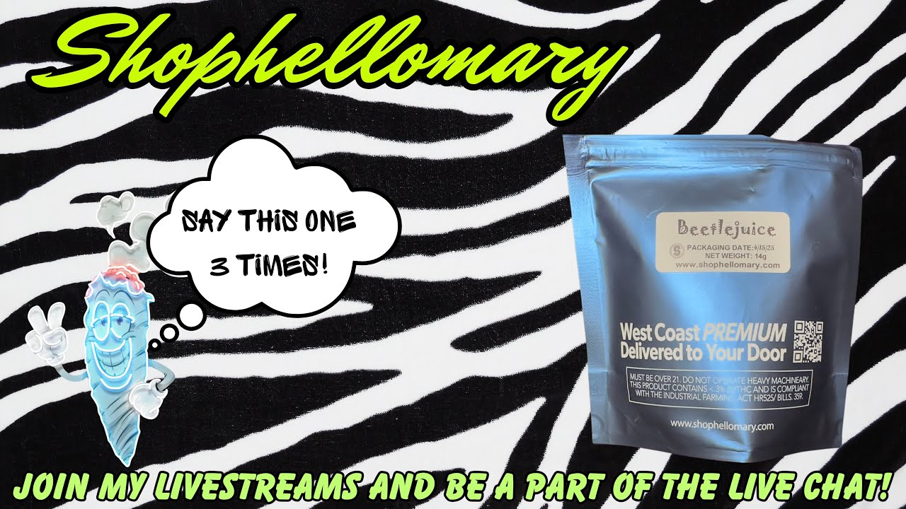 SHOPHELLOMARY FLOWER REVIEW: Beetlejuice (💀👻🎃)