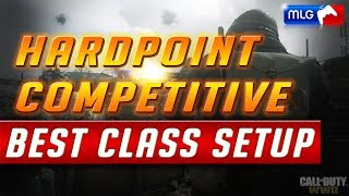 COD WW2 Best COMPETITIVE Hardpoint Class Setups Profile