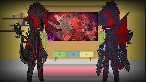 Kaijus React to Mechagodzilla VS Gigan | Video By @slick4785 | Gacha Club