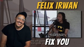 Download Lagu FELIX IRWAN - Fix You | COLDPLAY | REACTION MP3