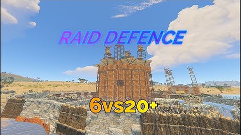 RUST - RAID DEFENCE | 6vs20+ | 300 ROCKETS | Rustoria US Long