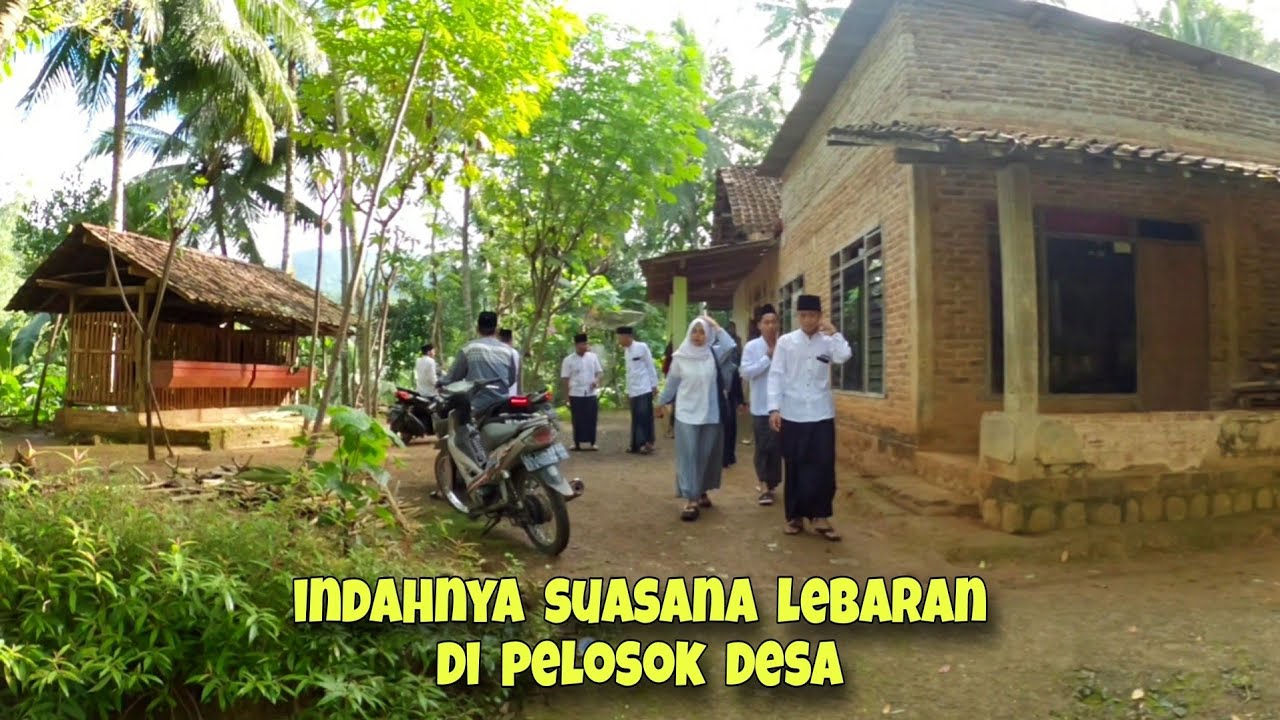 Suasana lebaran di kampungku  ‼ keliling kampung kerumah tetangga