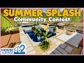 House Flipper 2 - Summer Splash Contest | Building a Mid Century Modern Summer Home