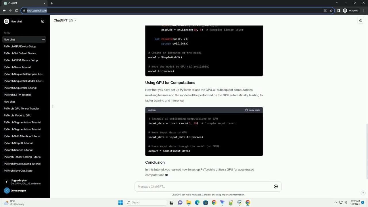 pytorch set gpu to use YouTube