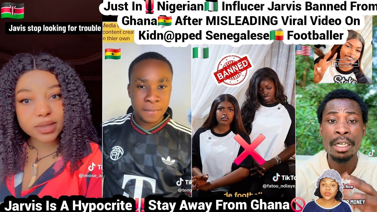 Только что‼️Нигерийскому🇳🇬 инфлюенсеру Джарвису запретили въезд в Гану🇬🇭 после вирусного видео о ...