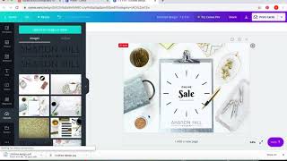 How to use Canva's free software to lay text over Aharon Hill Stock photos! screenshot 2