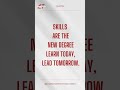 Skills Are the New Degree | Learn Today, Lead Tomorrow 💡 | Learnmore Technologies