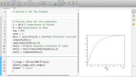 Matlab Symbolic Operations with Live Script - Part 2 - Plotting