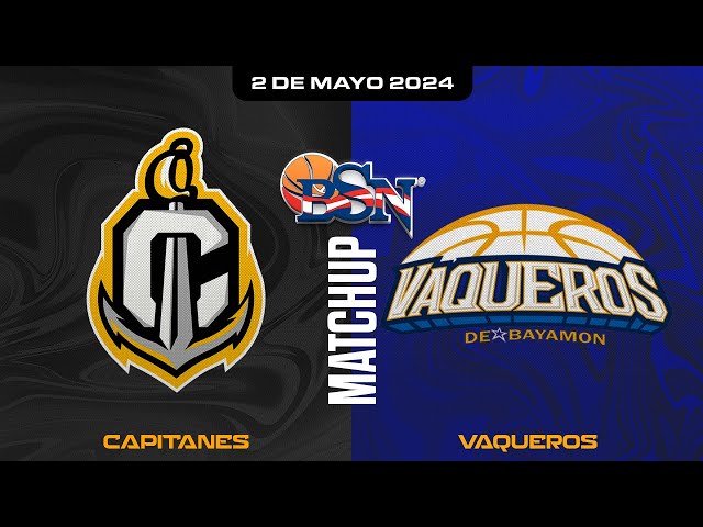 Capitanes de Arecibo vs. Vaqueros de Bayamón - BSN2024