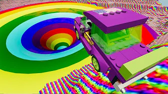 Random Lego Car Jumps & Crashes #4 -  BeamNG.Drive