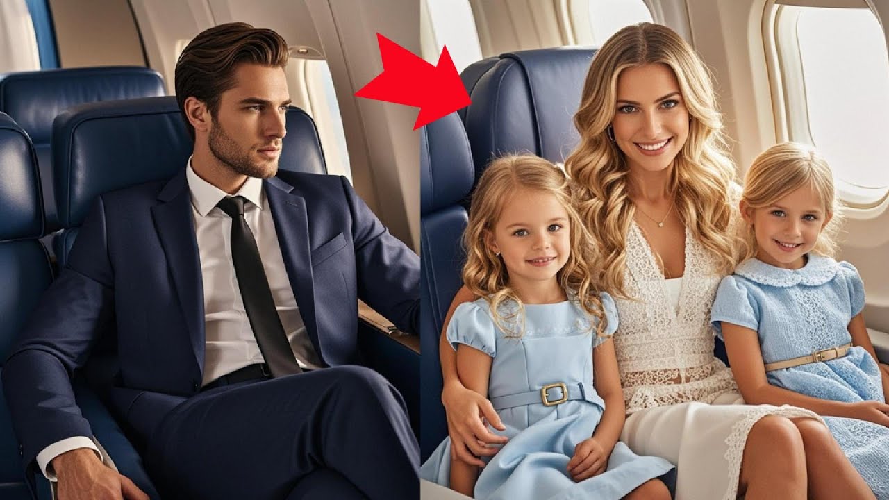 A BILLIONAIRE ABANDONED HIS WIFE — 10 YEARS LATER HE SAW HER ON A PLANE WITH TWIN DAUGHTERS....