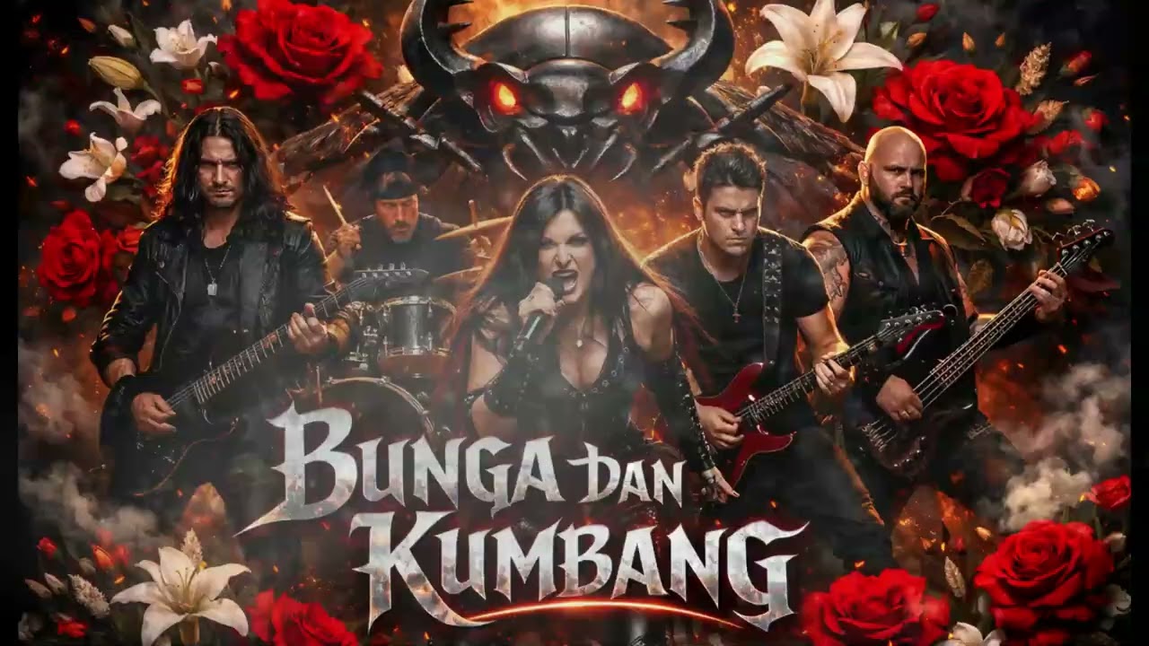 Bunga Dan Kumbang - Ira Swara Ft Beniqno Cover Rock • Metal • Orkestra By DK AI Music Project