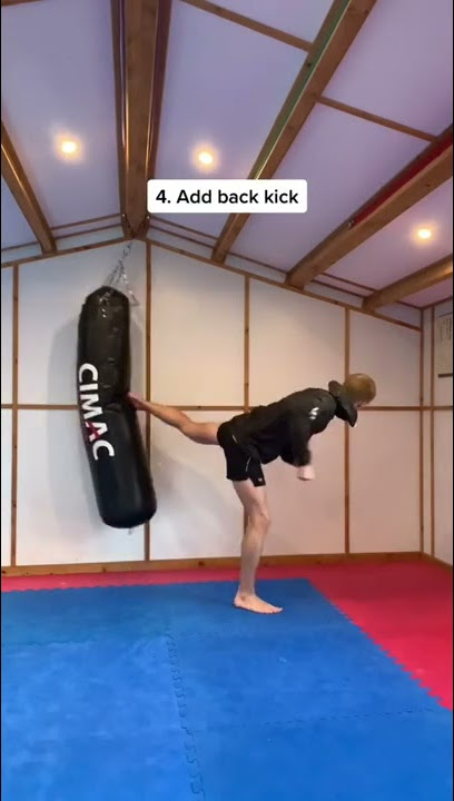 Jumping back kick tutorial