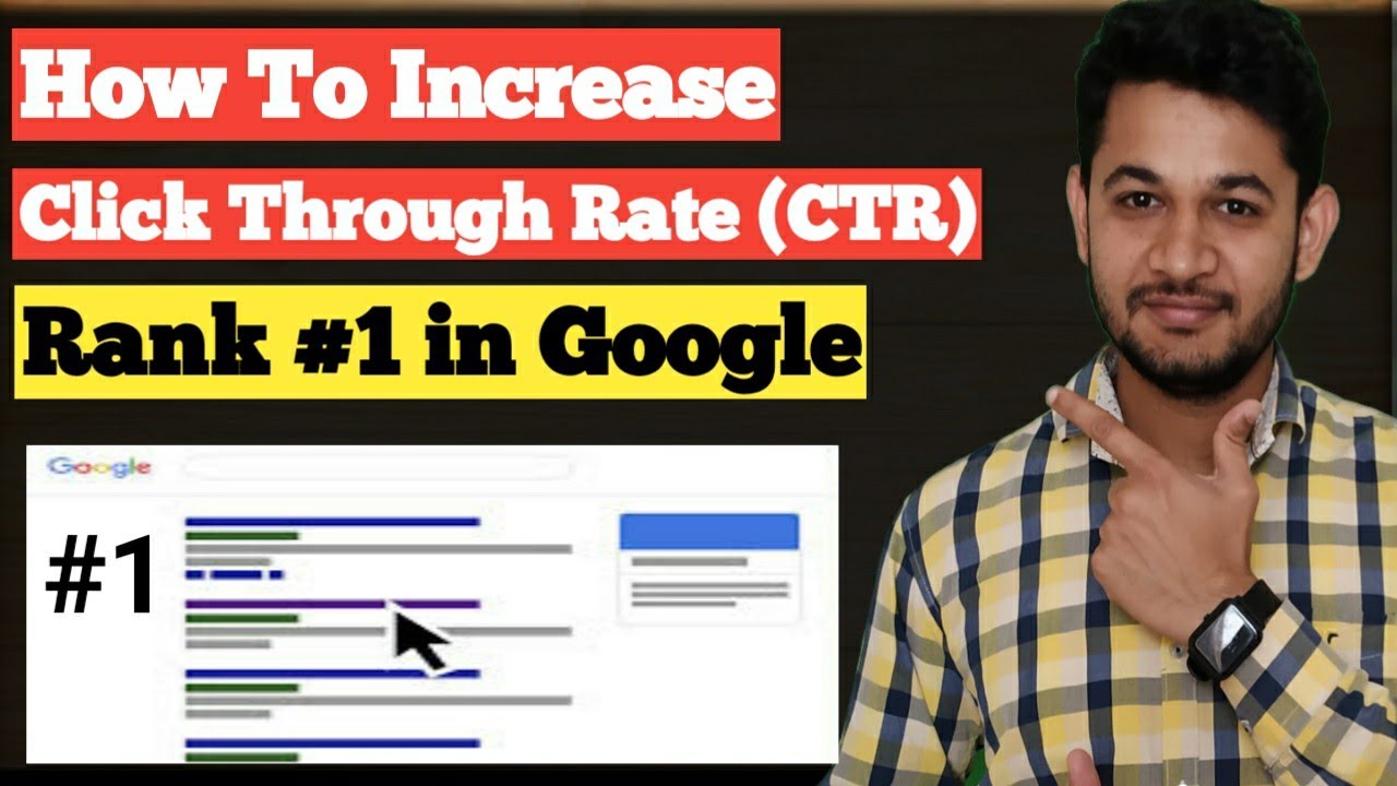 How to Increase CTR and rank post #1 in Google First Page | SEO ... Cara Meningkatkan CTR Di Google