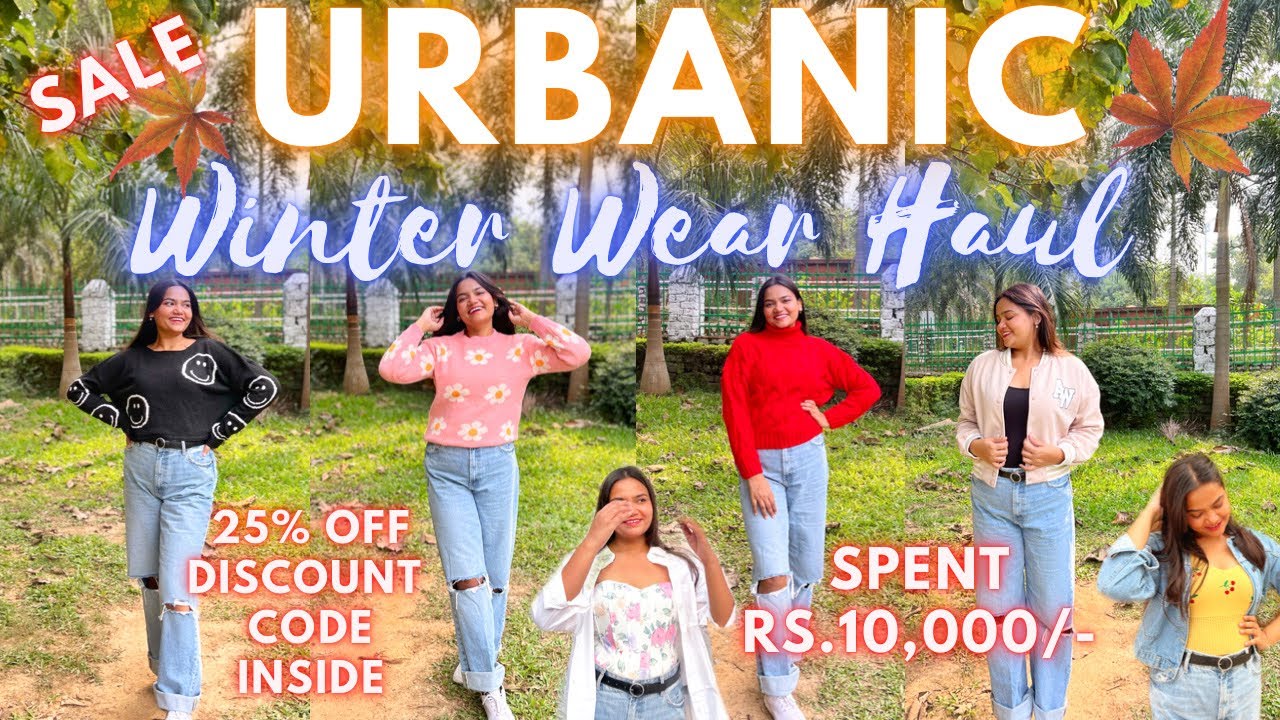 URBANIC Winter Haul 🍁🍂 Cute & Trendy Winter Wear 