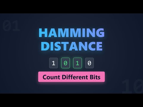 Hamming Distance Explained: Count Different Bits - LeetCode Coding Interview Problem