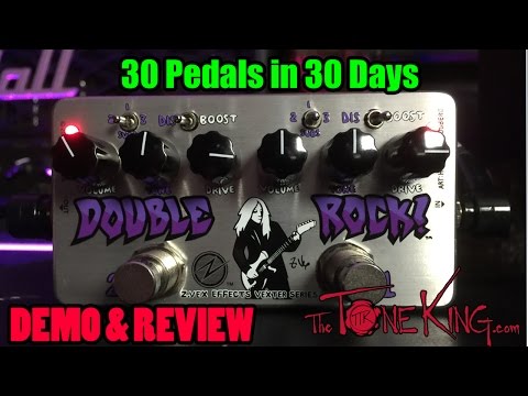 ZVEX Double Rock - Demo & Review - 30 Pedals in 30 Days 2015 - YouTube