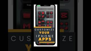 How Customize iPhone App Icons Color  #appletips #ios18features #customizeiphone #techshorts