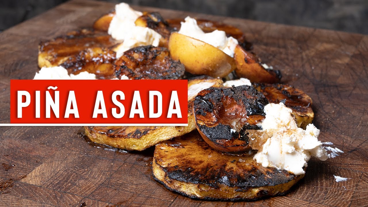 Piña asada con Miel de Abeja SMP | Soy Parrillero