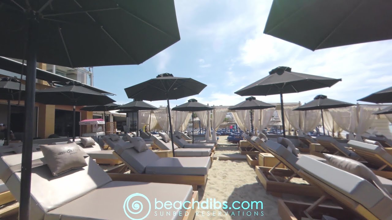 Online Beach Sunbed Reservations | DK Oyster, Platis Gialos Beach, Mykonos