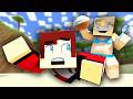 MAIZEN : JJ runs away from Grandma - Minecraft Animation