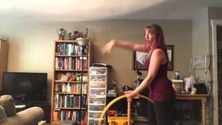 Palm Balance into Vertical Chest Roll (hooping tutorial)
