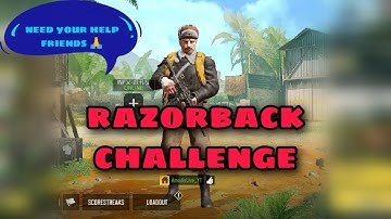 Kill 20 enemies with razorback equipped with 2 any attechments | trench broom | call of duty