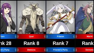 STRONGEST MAGES IN FRIEREN BEYOND JURNEY'S END ( 葬送のフリーレン)