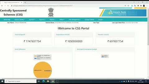 Making a payment though CSS Portal // PFMS