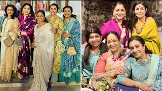 நடிகைகள் குஷ்பூ ,நளினி ,அருணா தோழிகள் Atrocity |Actress khusboo latest friends reunion